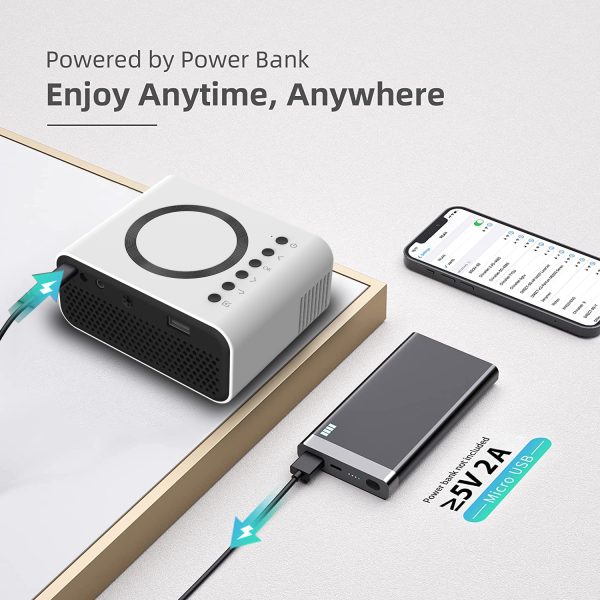 YT300 Mobile 1080P Home Theater Projector for Smartphones - Image 3