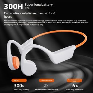 Waterproof Bone-Conduction Bluetooth Sports Headphones