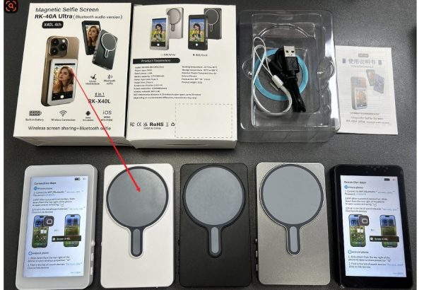 Magnetic Suction Display Screen Mirroring for Phone Selfies - Image 6