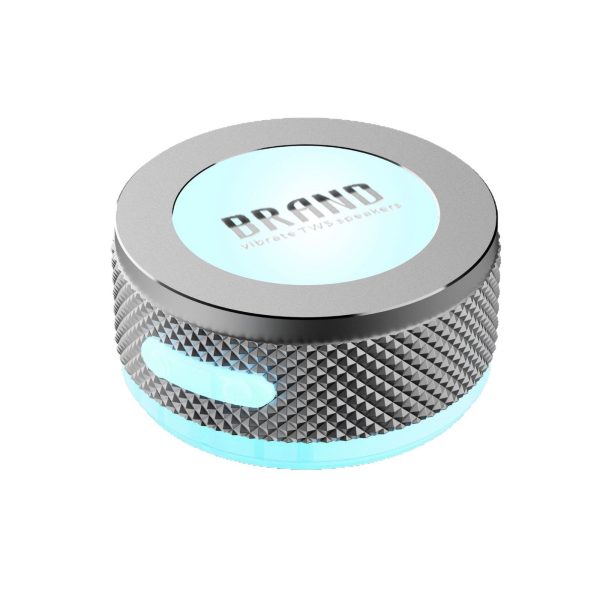 Small Wireless Bone Conduction Speakers Bluetooth Vibration Speaker With Color LED Light Portable Surface Adsorption Speaker - Image 6
