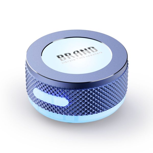 Small Wireless Bone Conduction Speakers Bluetooth Vibration Speaker With Color LED Light Portable Surface Adsorption Speaker - Image 10