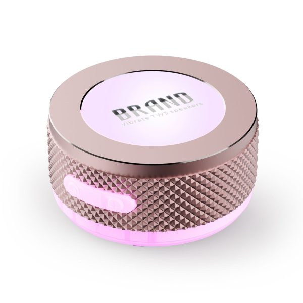 Small Wireless Bone Conduction Speakers Bluetooth Vibration Speaker With Color LED Light Portable Surface Adsorption Speaker - Image 8