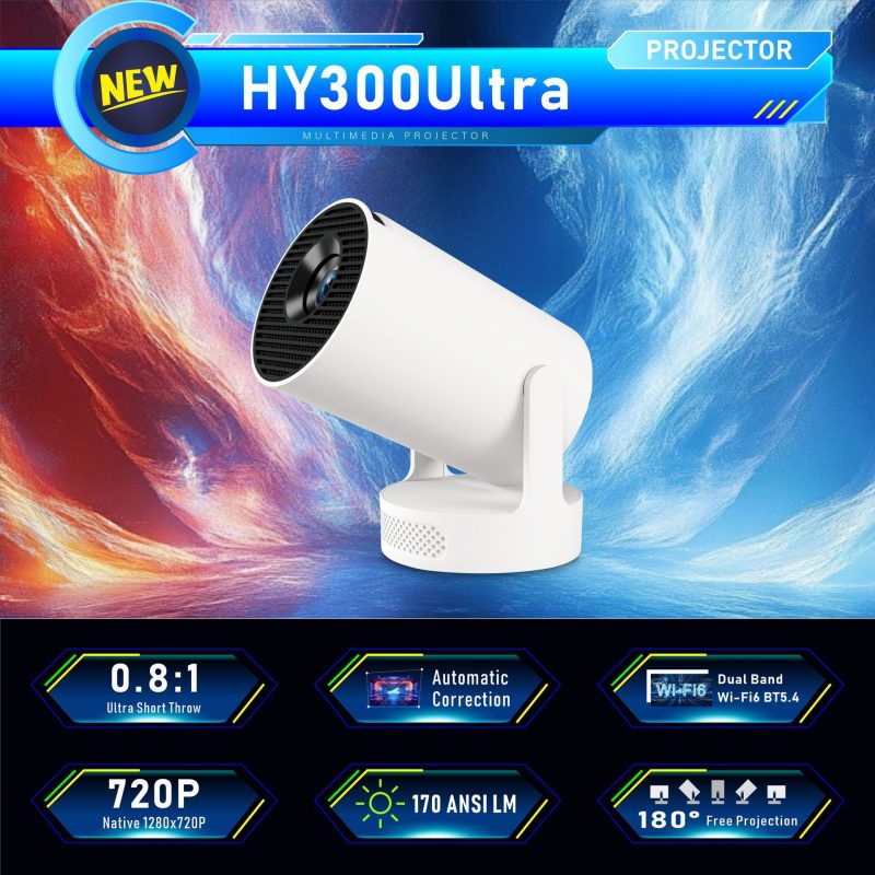 Big Screen Experience: The Ultra Short Focus HD 4K Mini Projector