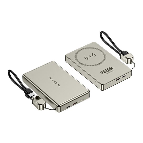 Ultra-thin Fast-charging Magnetic Wireless Power Banks Capacities - Image 3