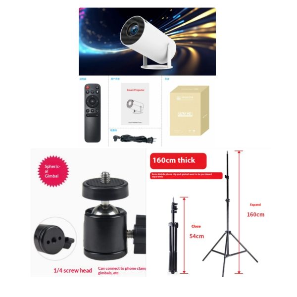 Ultra Short Focus HD 4K Mini Home Projector - Image 7