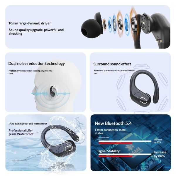 Long-Lasting Wireless Earbuds with Digital Display - Image 3