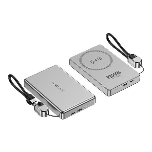 Ultra-thin Fast-charging Magnetic Wireless Power Banks Capacities - Image 2