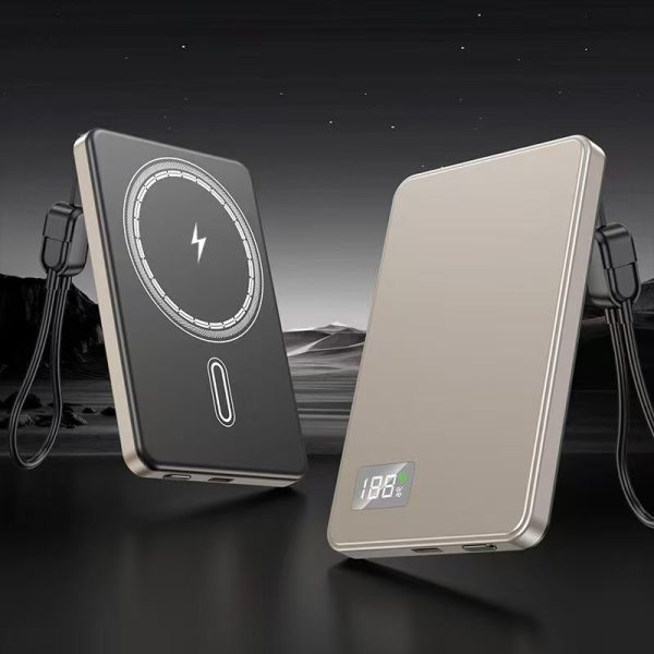 Ultra-thin Fast-charging Magnetic Wireless Power Banks Capacities