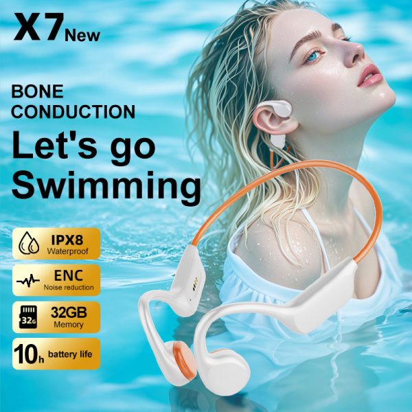 Waterproof Bone-Conduction Bluetooth Sports Headphones - Image 4