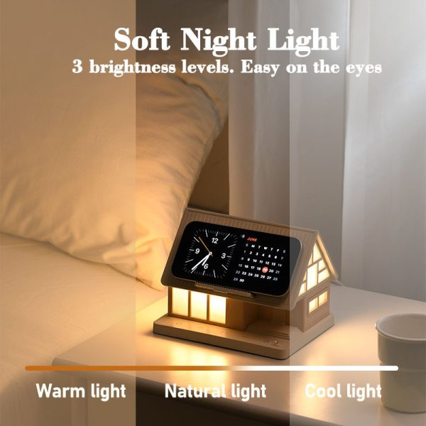 Desktop Bedside Wireless Charging Phone Stand - Image 4
